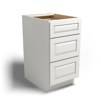 Special Order - 18" Drawer Base Cabinet Newport White - DB18 Base Cabinets Drawer Bases GHI Newport White Special Order SPNPW