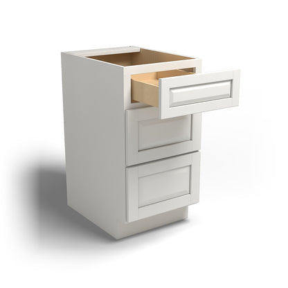 Special Order - 18" Drawer Base Cabinet Newport White - DB18 Base Cabinets Drawer Bases GHI Newport White Special Order SPNPW