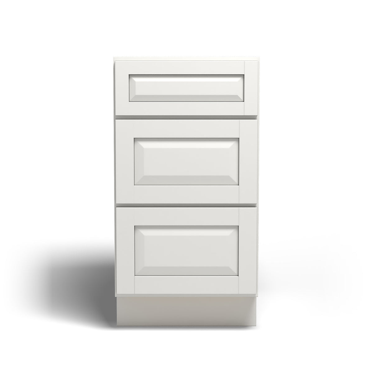Special Order - 18" Drawer Base Cabinet Newport White - DB18 Base Cabinets Drawer Bases GHI Newport White Special Order SPNPW