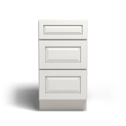 Special Order - 18" Drawer Base Cabinet Newport White - DB18 Base Cabinets Drawer Bases GHI Newport White Special Order SPNPW