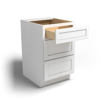 21" Drawer Base Cabinet Arcadia White Shaker - DB21 Arcadia White Base Cabinets GHI GHI-INSTORE location-set
