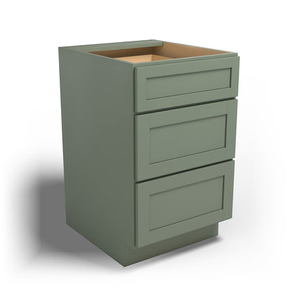 Special Order - 21" Drawer Base Cabinet Forest Green - DB21