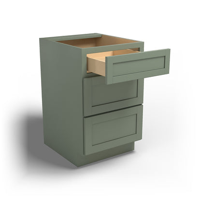 Special Order - 21" Drawer Base Cabinet Forest Green - DB21