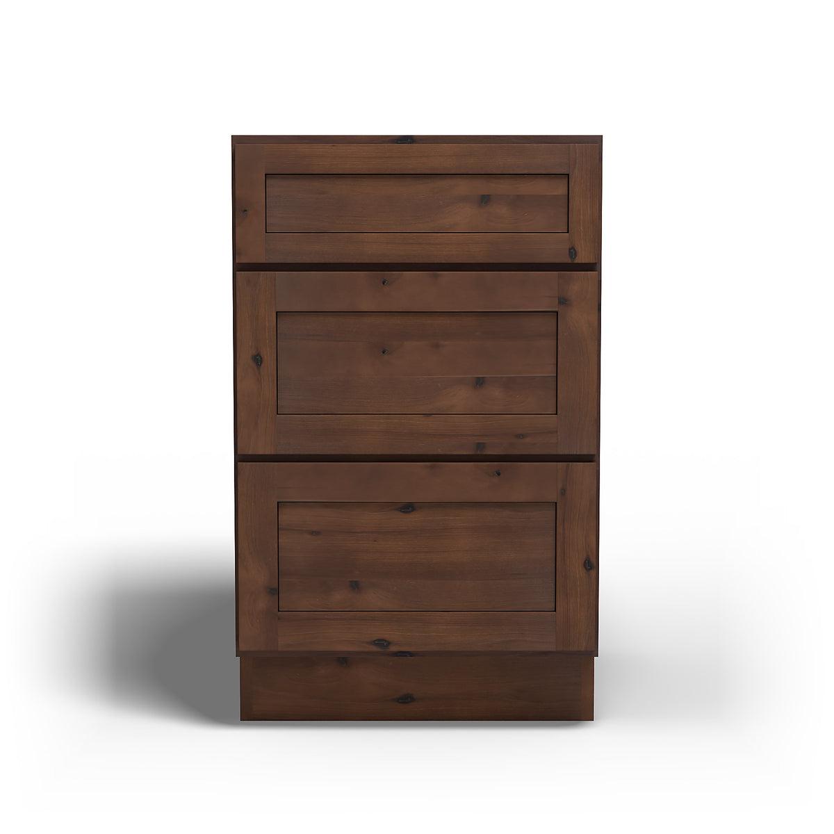 Special Order - 21" Drawer Base Cabinet Rustic Walnut - DB21 Base Cabinets Drawer Bases GHI Rustic Walnut Special Order SPRWS