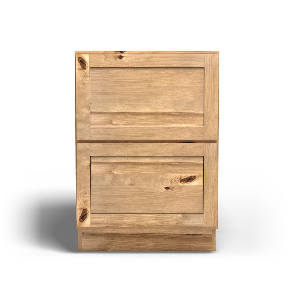 Special Order - 24" Drawer Base Cabinet with 2 Drawers Frontier Shaker - DB24 Base Cabinets Drawer Bases Frontier Shaker GHI Special Order SPFTS