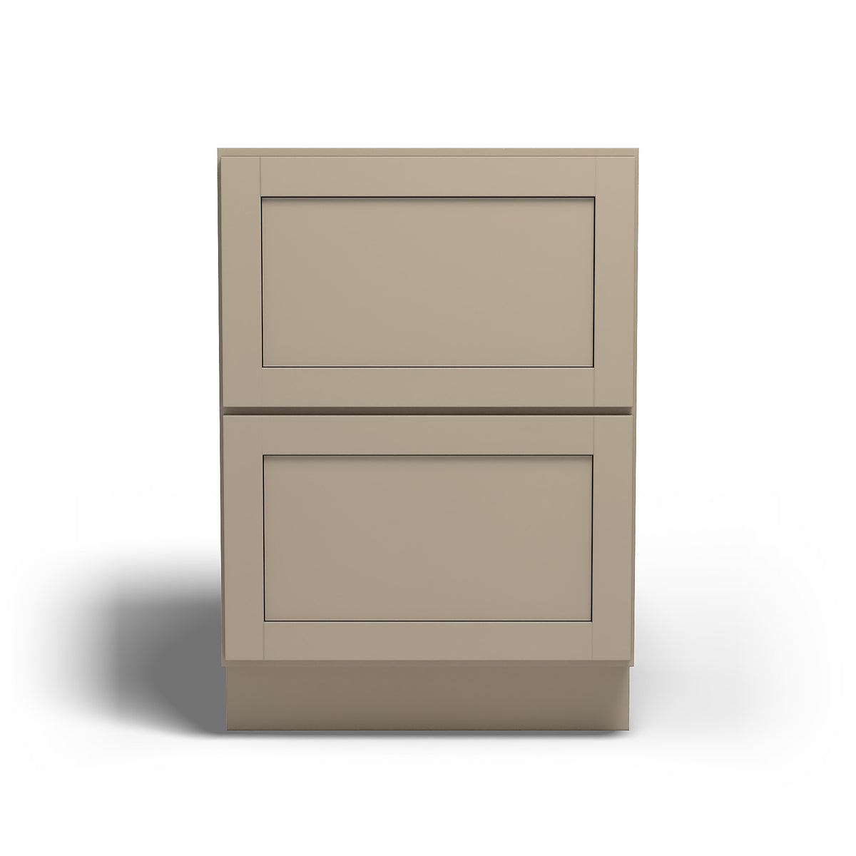 Special Order - 24" Drawer Base Cabinet with 2 Drawers Mojave Shaker - DB24 Base Cabinets Drawer Bases GHI Mojave Shaker Special Order SPMJS