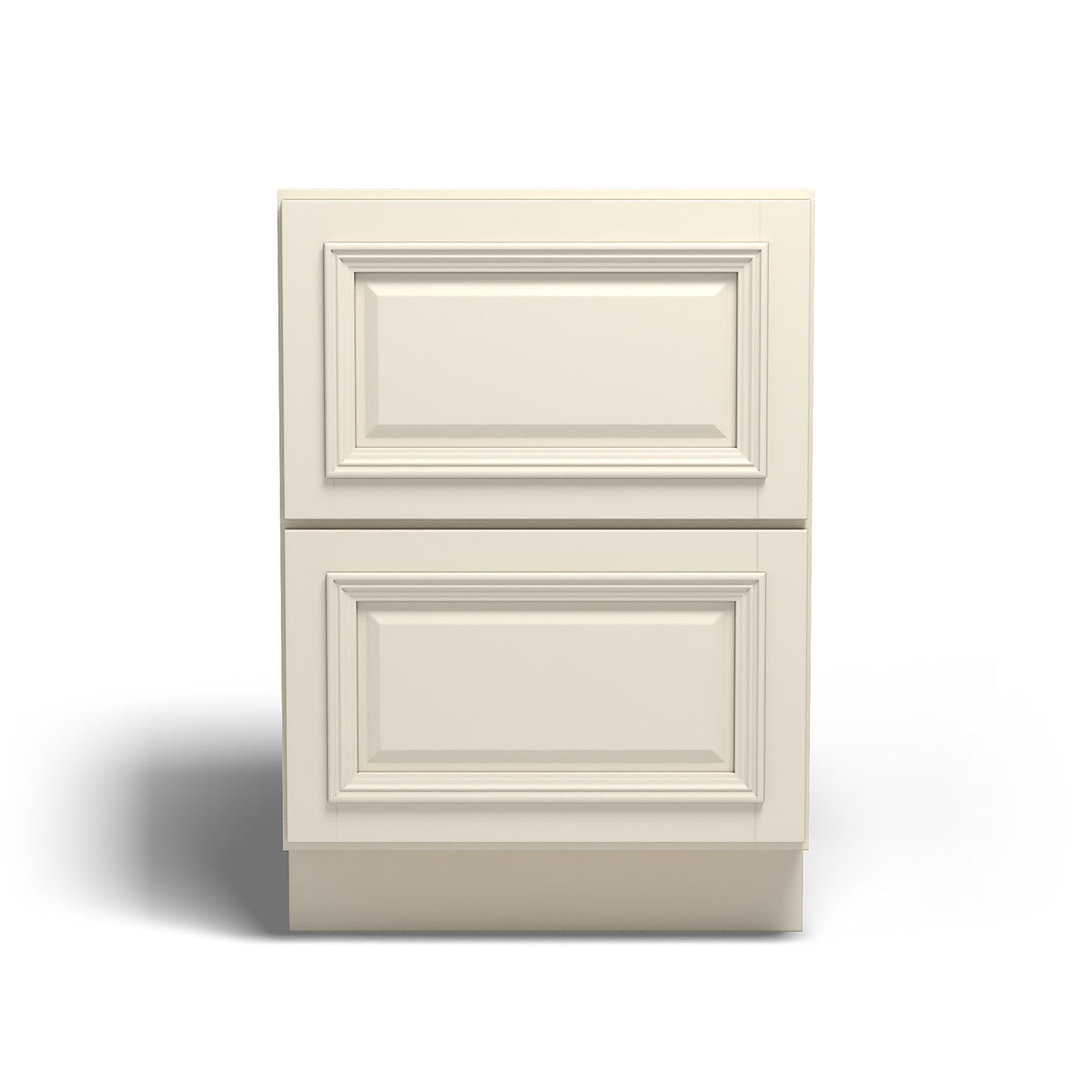 Special Order - 24" Drawer Base Cabinet with 2 Drawers Nantucket Linen - DB24-2 Base Cabinets Drawer Bases GHI Nantucket Linen Special Order SPNTL