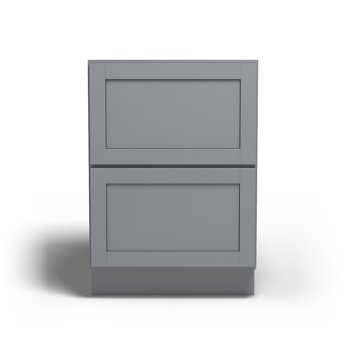 Special Order - 24" Drawer Base Cabinet with 2 Drawers Pacific Gray - DB24 Base Cabinets Drawer Bases GHI Pacific Gray Special Order SPPGS