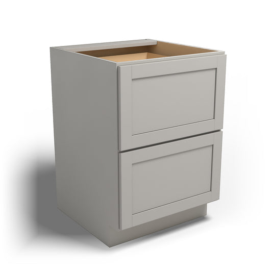 Special Order - 24" Drawer Base Cabinet with 2 Drawers Stone Harbor Gray - DB24-2 Base Cabinets Drawer Bases GHI Special Order SPSHG Stone Harbor Gray