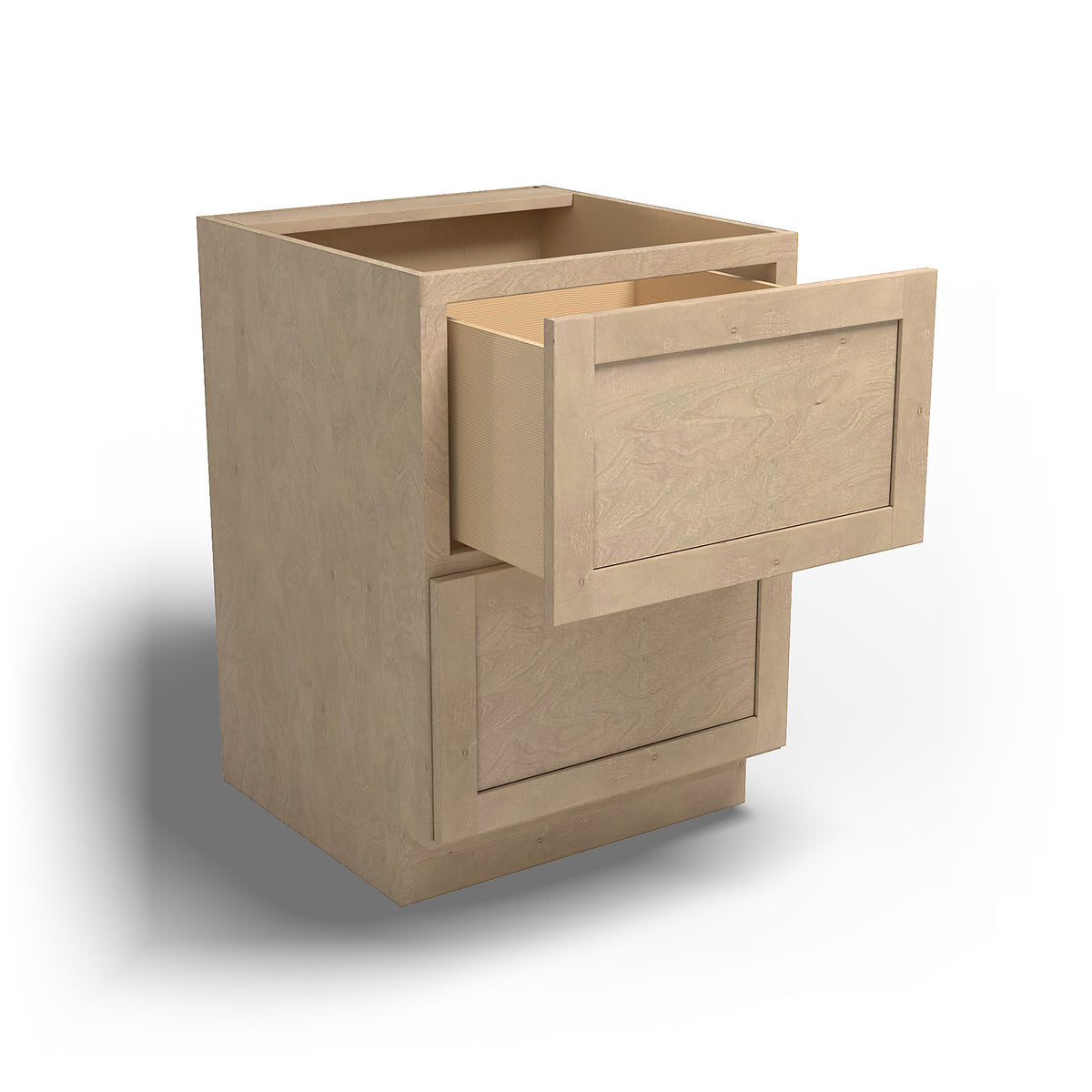 Special Order - 24" Drawer Base Cabinet with 2 Drawers Sonona Wheat - DB24 Base Cabinets Drawer Bases GHI Sonona Wheat Special Order SPSNW