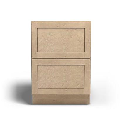 Special Order - 24" Drawer Base Cabinet with 2 Drawers Sonona Wheat - DB24 Base Cabinets Drawer Bases GHI Sonona Wheat Special Order SPSNW