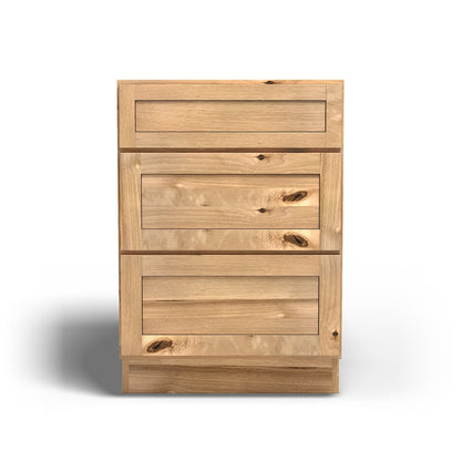 Special Order - 24" Drawer Base Cabinet with 3 Drawers Frontier Shaker - DB24 Base Cabinets Drawer Bases Frontier Shaker GHI Special Order SPFTS