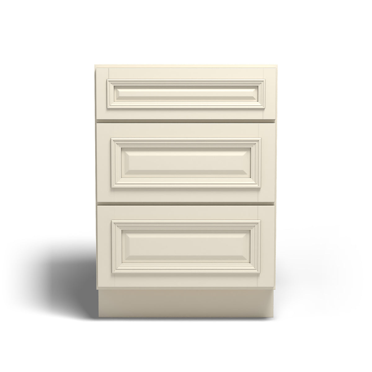 Special Order - 24" Drawer Base Cabinet with 3 Drawers Nantucket Linen - DB24 Base Cabinets Drawer Bases GHI Nantucket Linen Special Order SPNTL