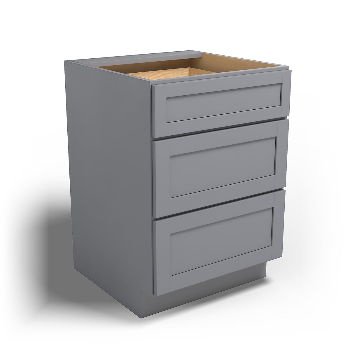 Special Order - 24" Drawer Base Cabinet with 3 Drawers Pacific Gray - DB24 Base Cabinets Drawer Bases GHI Pacific Gray Special Order SPPGS