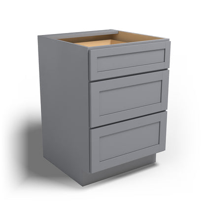 Special Order - 24" Drawer Base Cabinet with 3 Drawers Pacific Gray - DB24 Base Cabinets Drawer Bases GHI Pacific Gray Special Order SPPGS