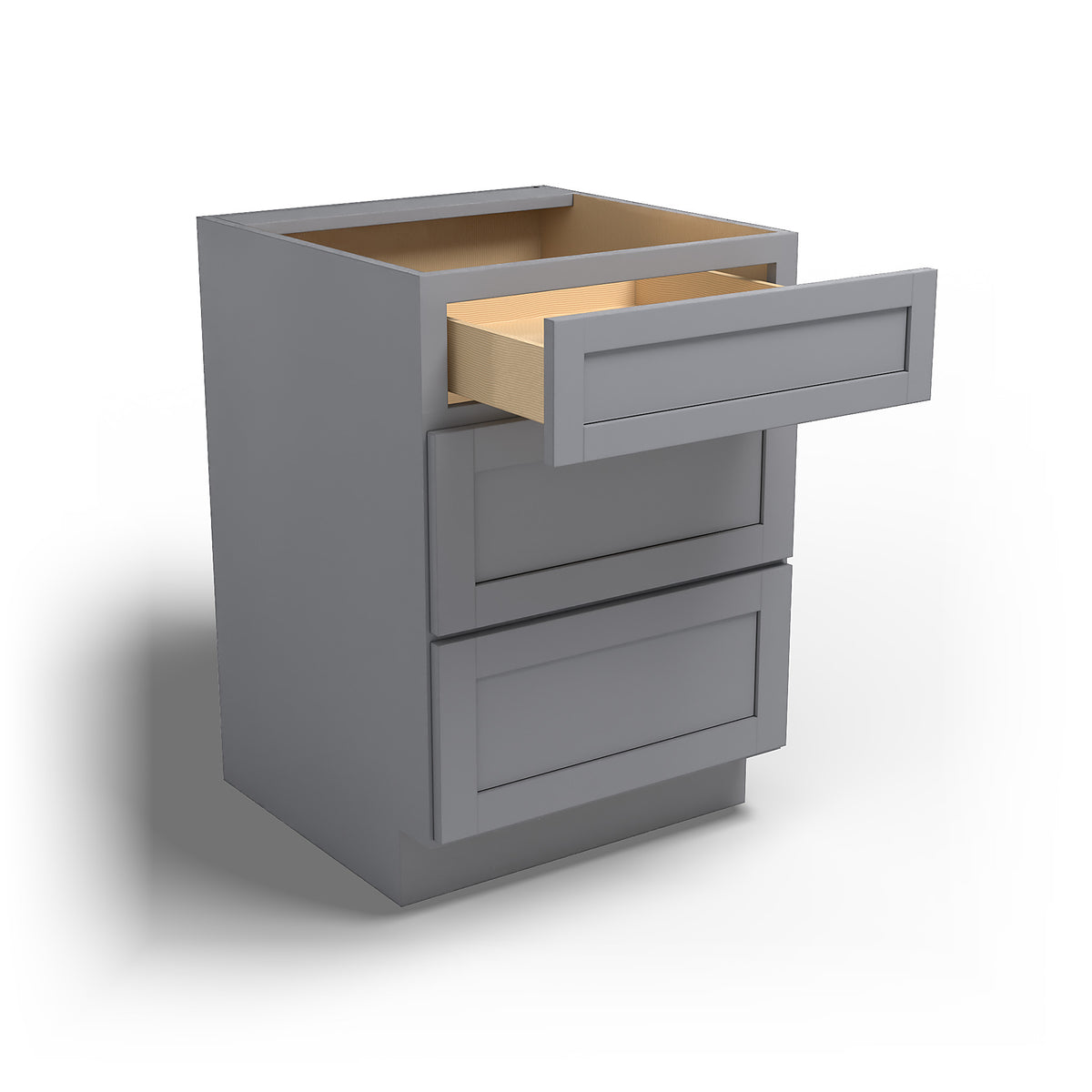 Special Order - 24" Drawer Base Cabinet with 3 Drawers Pacific Gray - DB24 Base Cabinets Drawer Bases GHI Pacific Gray Special Order SPPGS