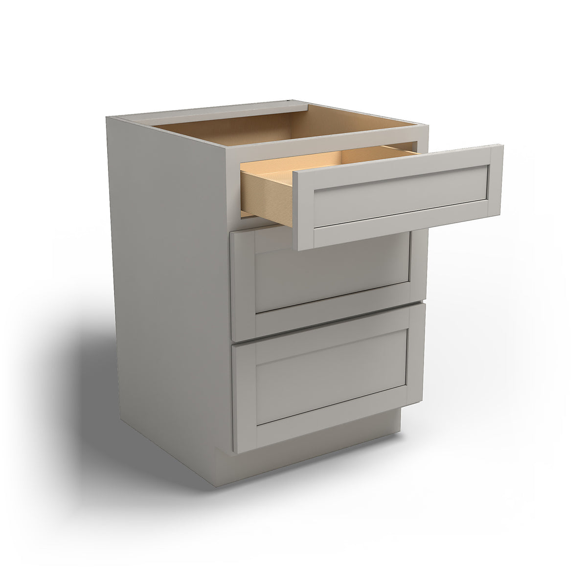 Special Order - 24" Drawer Base Cabinet with 3 Drawers Stone Harbor Gray - DB24 Base Cabinets Drawer Bases GHI Special Order SPSHG Stone Harbor Gray
