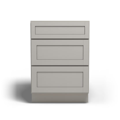 Special Order - 24" Drawer Base Cabinet with 3 Drawers Stone Harbor Gray - DB24 Base Cabinets Drawer Bases GHI Special Order SPSHG Stone Harbor Gray