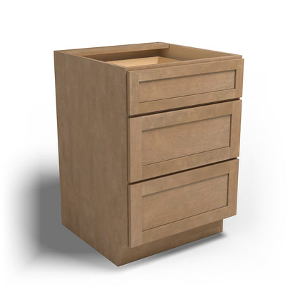 Special Order - 24" Drawer Base Cabinet with 3 Drawers Sonona Sand - DB24 Base Cabinets Drawer Bases GHI Sonona Sand Special Order SPSNS