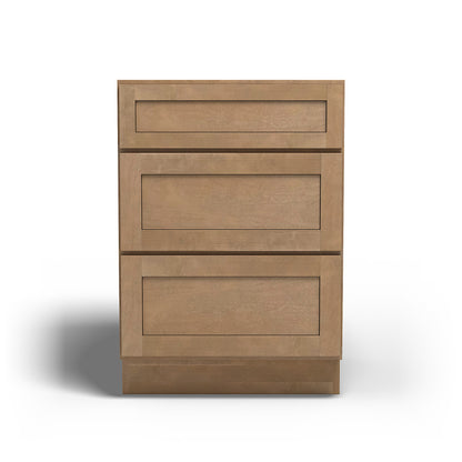 Special Order - 24" Drawer Base Cabinet with 3 Drawers Sonona Sand - DB24 Base Cabinets Drawer Bases GHI Sonona Sand Special Order SPSNS