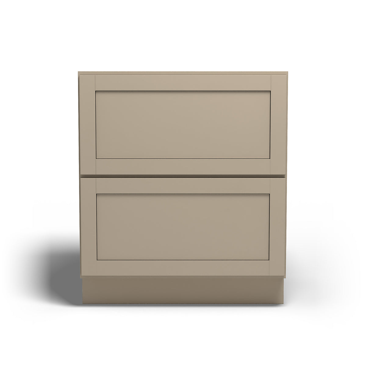 Special Order - 30" Drawer Base Cabinet with 2 Drawers Mojave Shaker - DB30 Base Cabinets Drawer Bases GHI Mojave Shaker Special Order SPMJS