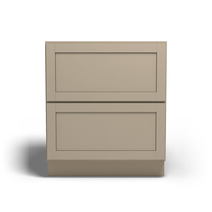 Special Order - 30" Drawer Base Cabinet with 2 Drawers Mojave Shaker - DB30 Base Cabinets Drawer Bases GHI Mojave Shaker Special Order SPMJS
