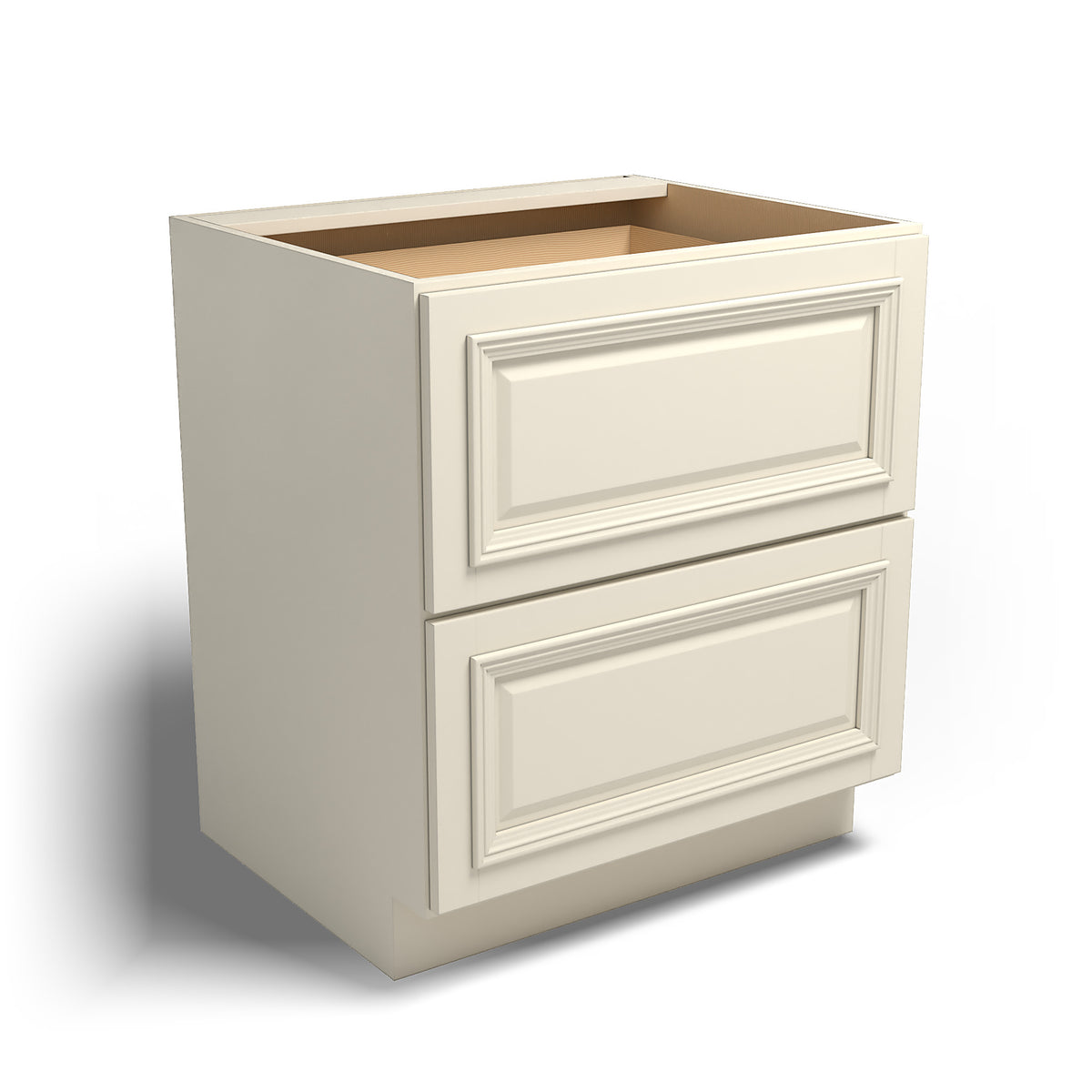 Special Order - 30" Drawer Base Cabinet with 2 Drawers Nantucket Linen - DB30-2 Base Cabinets Drawer Bases GHI Nantucket Linen Special Order SPNTL