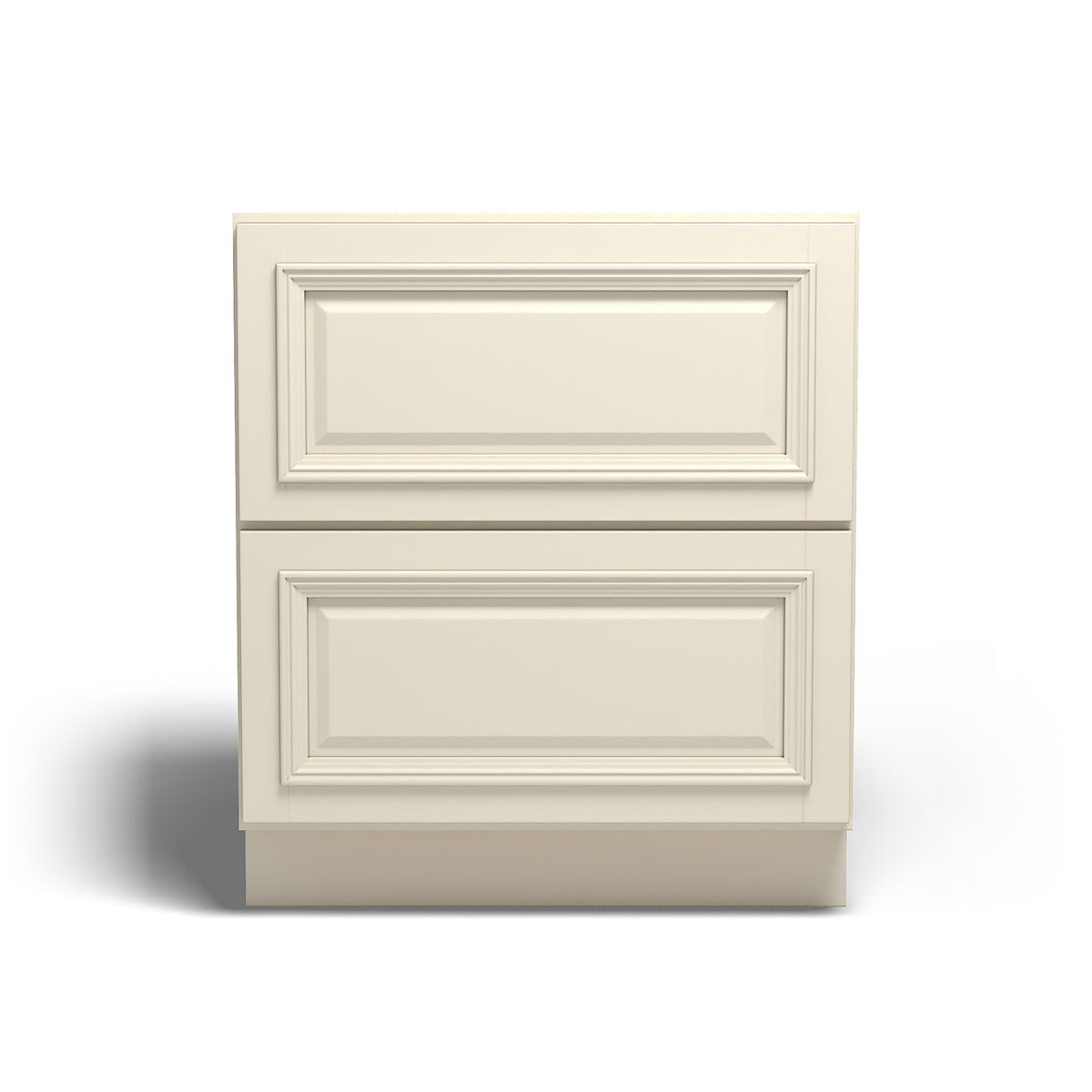 Special Order - 30" Drawer Base Cabinet with 2 Drawers Nantucket Linen - DB30-2 Base Cabinets Drawer Bases GHI Nantucket Linen Special Order SPNTL
