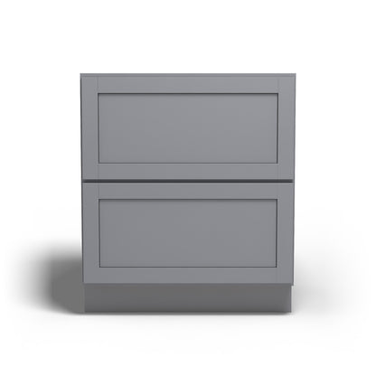 Special Order - 30" Drawer Base Cabinet with 2 Drawers Pacific Gray - DB30 Base Cabinets Drawer Bases GHI Pacific Gray Special Order SPPGS