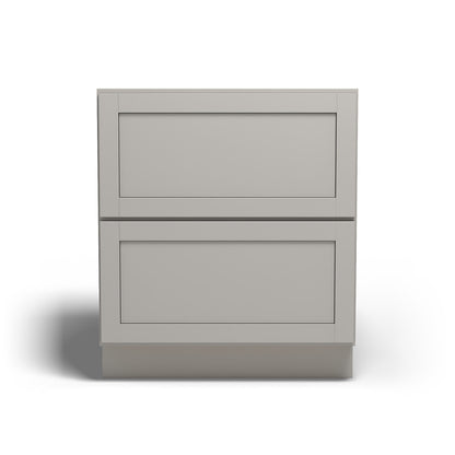 Special Order - 30" Drawer Base Cabinet with 2 Drawers Stone Harbor Gray - DB30-2 Base Cabinets Drawer Bases GHI Special Order SPSHG Stone Harbor Gray