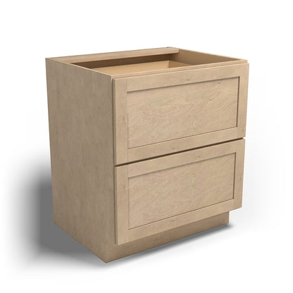 Special Order - 30" Drawer Base Cabinet with 2 Drawers Sonona Wheat - DB30 Base Cabinets Drawer Bases GHI Sonona Wheat Special Order SPSNW
