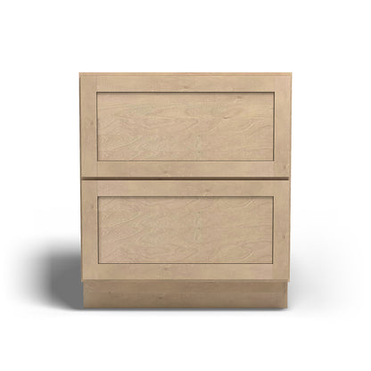 Special Order - 30" Drawer Base Cabinet with 2 Drawers Sonona Wheat - DB30 Base Cabinets Drawer Bases GHI Sonona Wheat Special Order SPSNW
