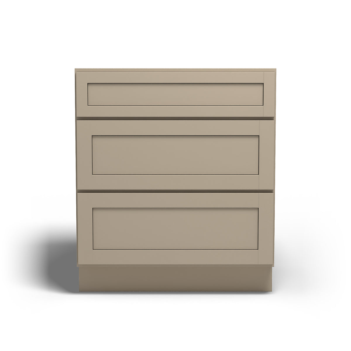 Special Order - 30" Drawer Base Cabinet with 3 Drawers Mojave Shaker - DB30 Base Cabinets Drawer Bases GHI Mojave Shaker Special Order SPMJS