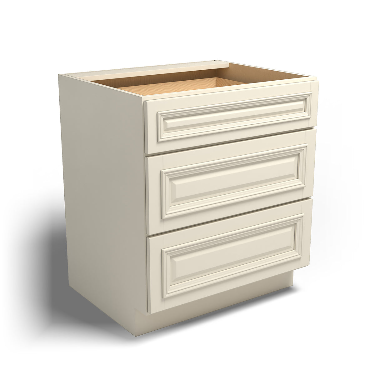 Special Order - 30" Drawer Base Cabinet with 3 Drawers Nantucket Linen - DB30 Base Cabinets Drawer Bases GHI Nantucket Linen Special Order SPNTL
