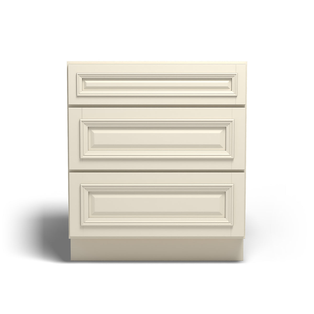 Special Order - 30" Drawer Base Cabinet with 3 Drawers Nantucket Linen - DB30 Base Cabinets Drawer Bases GHI Nantucket Linen Special Order SPNTL