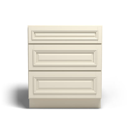 Special Order - 30" Drawer Base Cabinet with 3 Drawers Nantucket Linen - DB30 Base Cabinets Drawer Bases GHI Nantucket Linen Special Order SPNTL