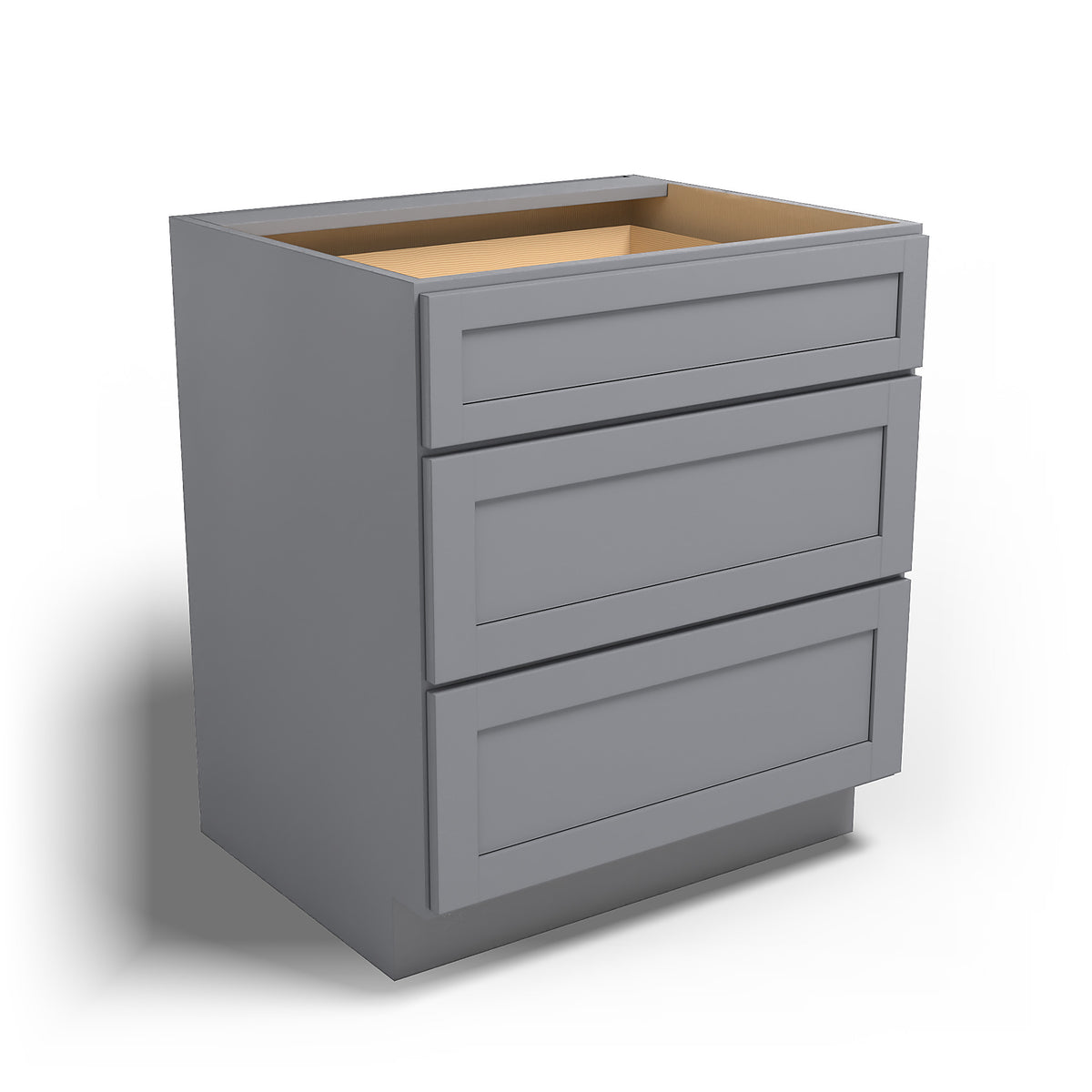 Special Order - 30" Drawer Base Cabinet with 3 Drawers Pacific Gray - DB30 Base Cabinets Drawer Bases GHI Pacific Gray Special Order SPPGS