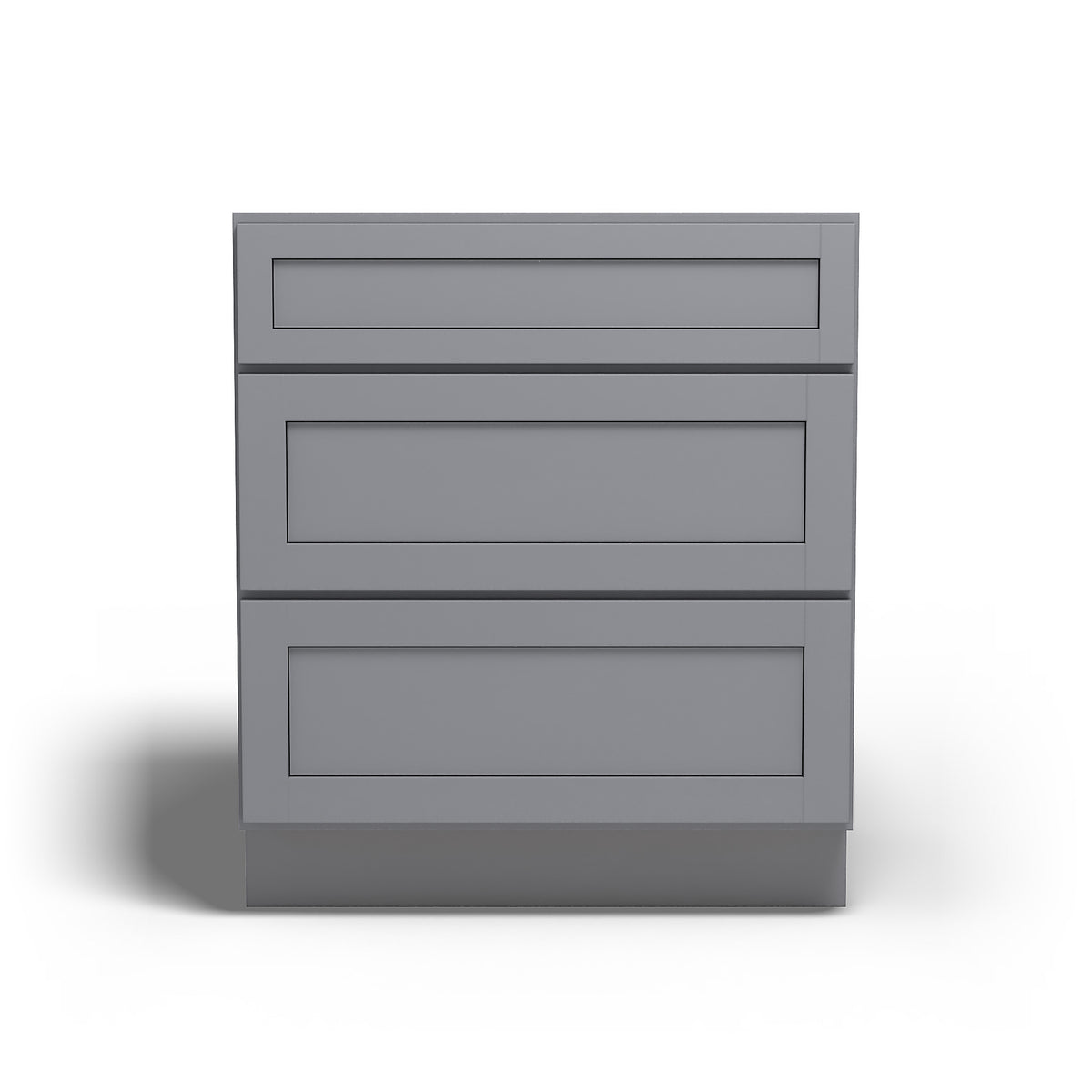 Special Order - 30" Drawer Base Cabinet with 3 Drawers Pacific Gray - DB30 Base Cabinets Drawer Bases GHI Pacific Gray Special Order SPPGS