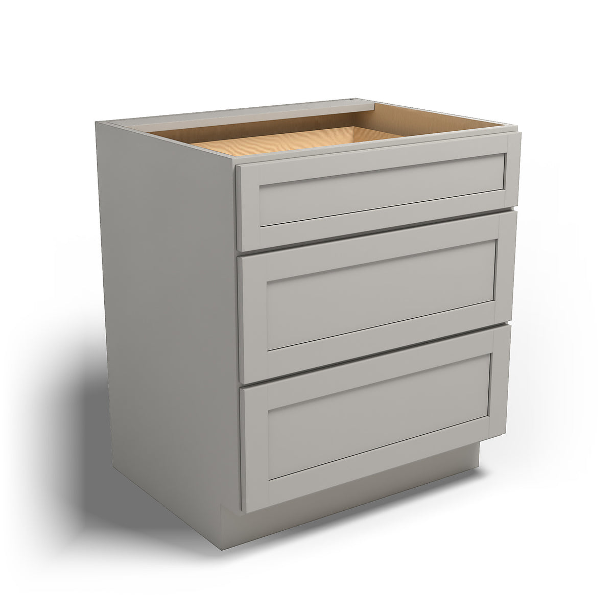 Special Order - 30" Drawer Base Cabinet with 3 Drawers Stone Harbor Gray - DB30 Base Cabinets Drawer Bases GHI Special Order SPSHG Stone Harbor Gray