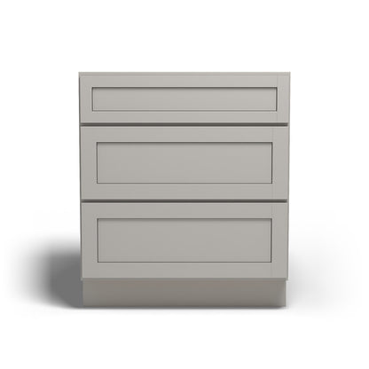 Special Order - 30" Drawer Base Cabinet with 3 Drawers Stone Harbor Gray - DB30 Base Cabinets Drawer Bases GHI Special Order SPSHG Stone Harbor Gray