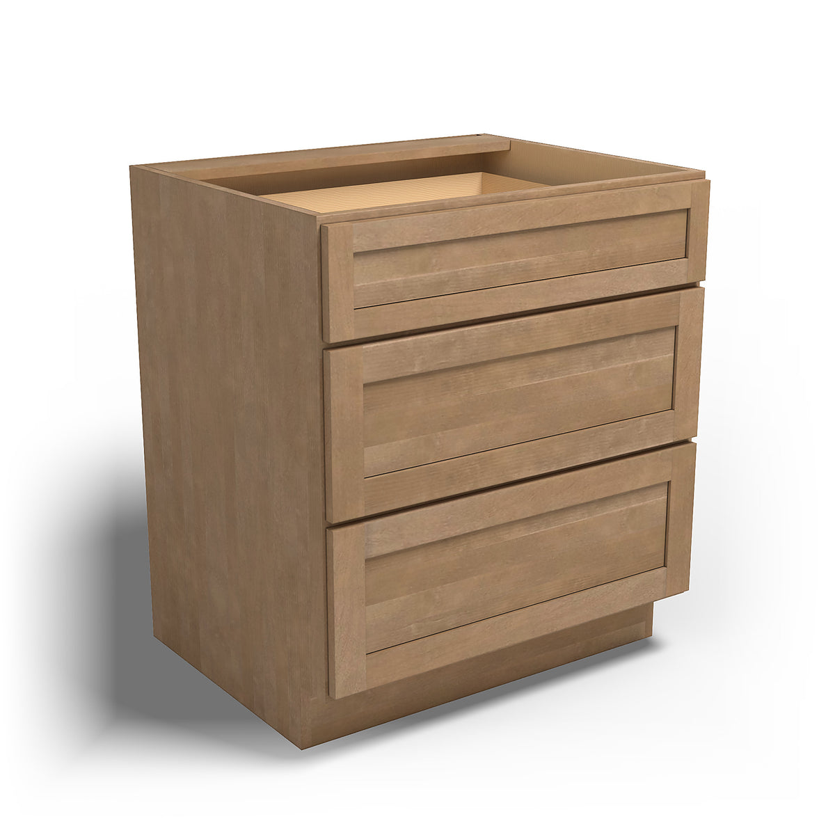 Special Order - 30" Drawer Base Cabinet with 3 Drawers Sonona Sand - DB30 Base Cabinets Drawer Bases GHI Sonona Sand Special Order SPSNS