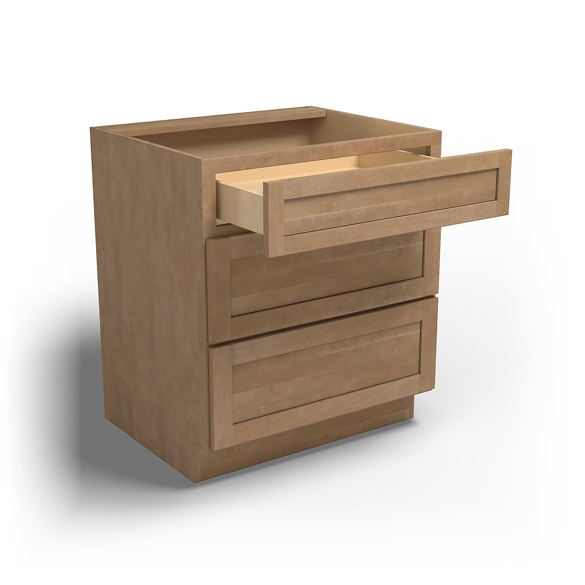 Special Order - 30" Drawer Base Cabinet with 3 Drawers Sonona Sand - DB30 Base Cabinets Drawer Bases GHI Sonona Sand Special Order SPSNS