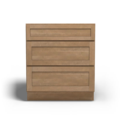 Special Order - 30" Drawer Base Cabinet with 3 Drawers Sonona Sand - DB30 Base Cabinets Drawer Bases GHI Sonona Sand Special Order SPSNS