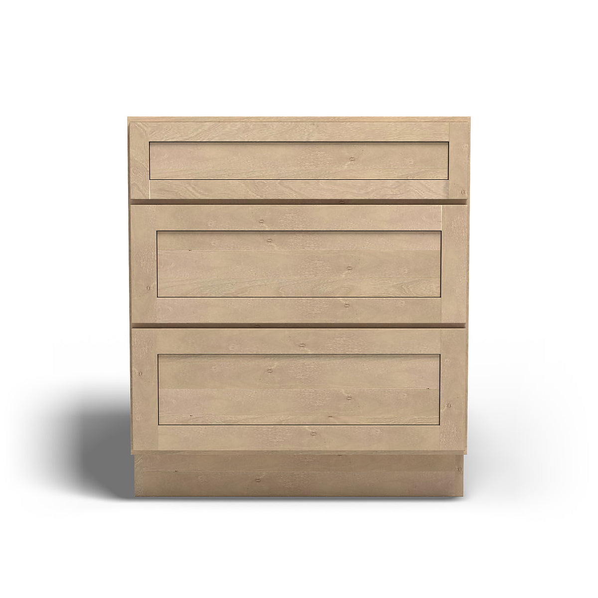 Special Order - 30" Drawer Base Cabinet with 3 Drawers Sonona Wheat - DB30 Base Cabinets Drawer Bases GHI Sonona Wheat Special Order SPSNW