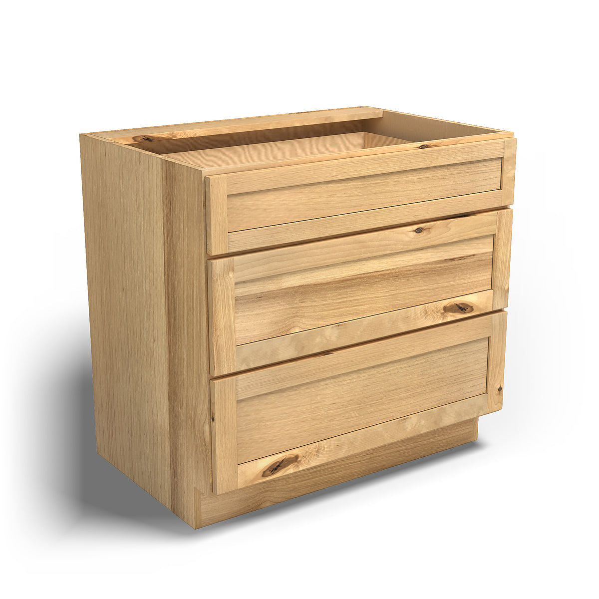 Special Order - 36" Drawer Base Cabinet with 3 Drawers Frontier Shaker - DB36