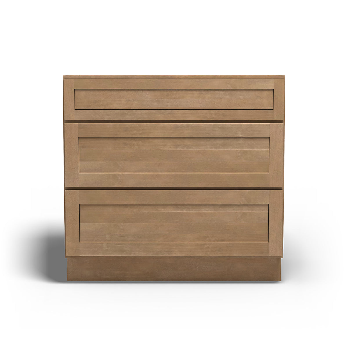 Special Order - 36" Drawer Base Cabinet with 3 Drawers Sonona Sand - DB36