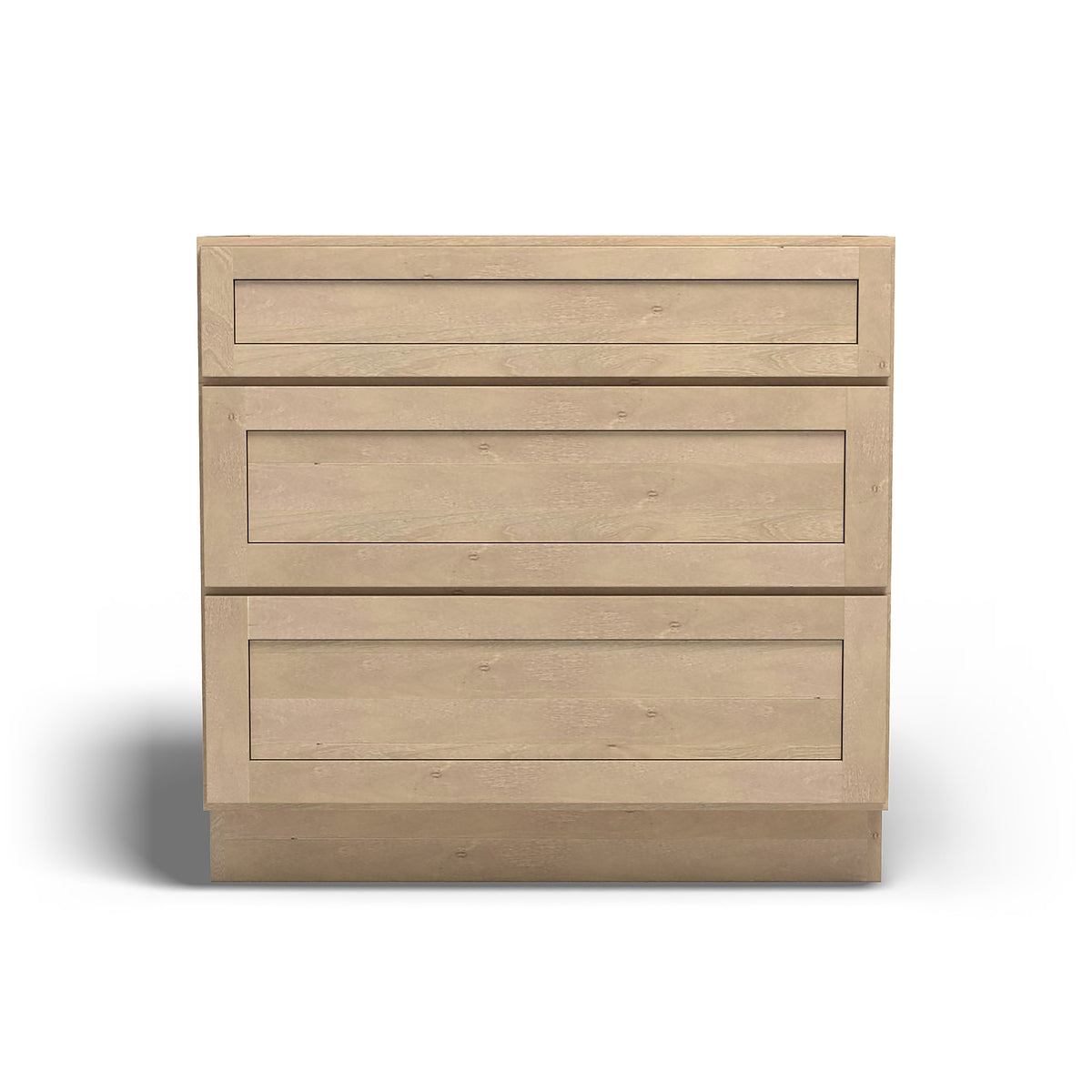 Special Order - 36" Drawer Base Cabinet with 3 Drawers Sonona Wheat - DB36