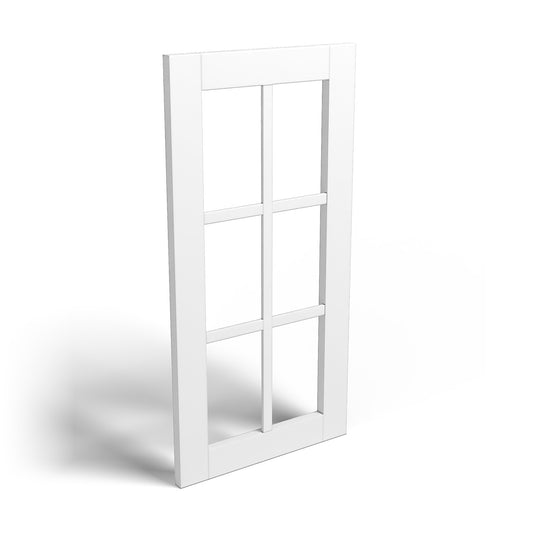 Special Order - 24" x 30" Mullion Door for Diagonal Corner Cabinet Arcadia White Shaker - DC2430MD Arcadia White GHI GHI Accessories Mullion Door SPACW Special Order