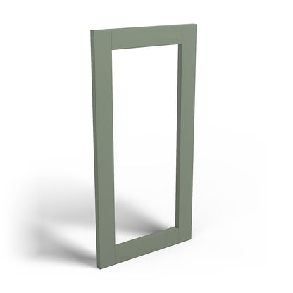 Special Order - 24" x 30" Mullion Door for Diagonal Corner Cabinet Forest Green - DC2430MD