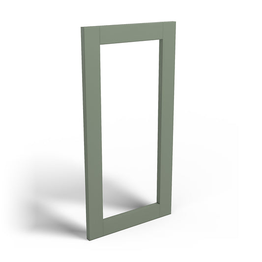 Special Order - 24" x 30" Mullion Door for Diagonal Corner Cabinet Forest Green - DC2430MD